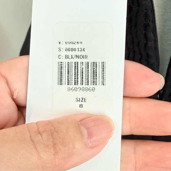 💋Reformation linen Black Backless Halter Sheath Dress size 8 - Picture 14 of 14